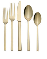 Oneida Allay Champagne Gold 20pc Flatware Set